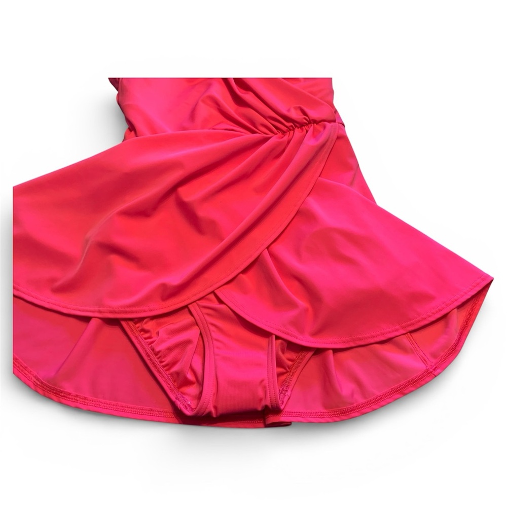 🌸 NWT Member’s Mark Magenta Pink Wrap Swimdress 🌸 - Picture 6 of 6